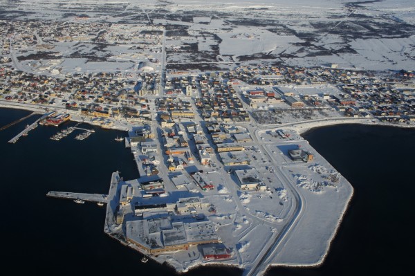 Zentrum von Vadsø 
