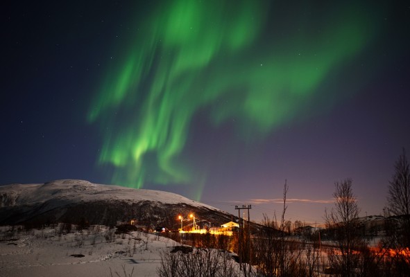 Polarlicht über Tromsø                   
