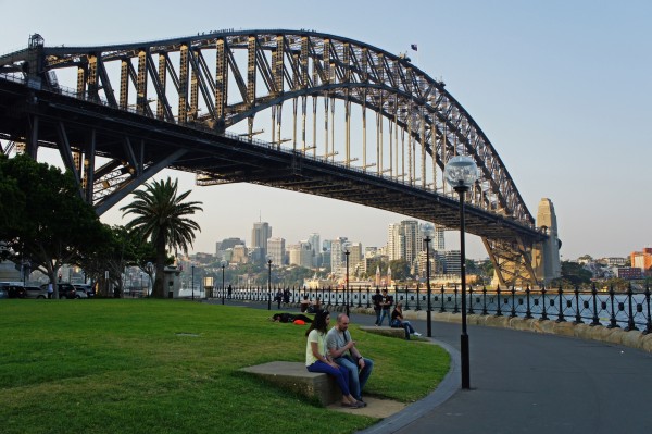 Sydneys prachtvolle Hafenbrücke     