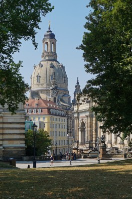 Blick auf die Frauenkirche, Dresden    