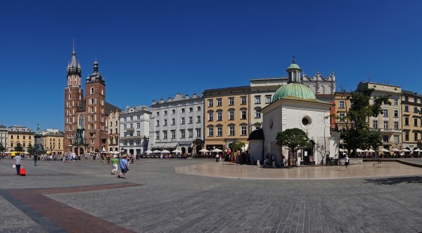 Der Hauptplatz Krakaus     