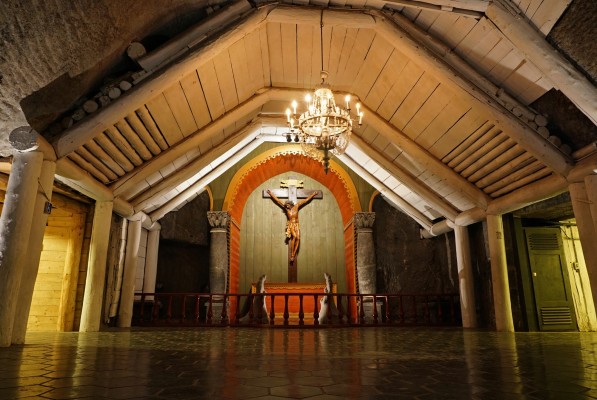 Kapelle einer Salzmine     