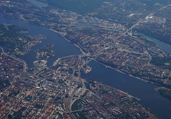 Stockholm aus der Luft     