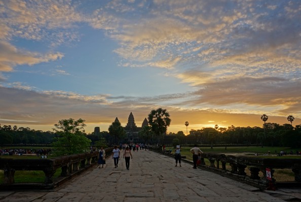 Angkor Wat bei Sonnenaufgang    